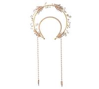 BLESSUME Mary Halo - Tiara da donna per travestimento, 1 count (Pack of 1), Metallo