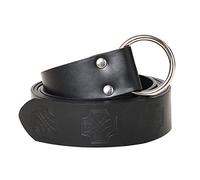 BLESSUME Medievale GRV rievocazione Vichingo Battaglia Cavaliere Cintura Pelle Sintetica (165CM Nero)