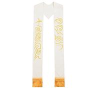 BLESSUME Sciarpa Uomo White taglia unica