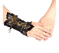 BLESSUME Steampunk Bracciale Gotico Vittoriano Polsino (M)