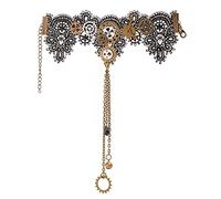 BLESSUME Steampunk Bracciale Gotico Vittoriano Polsino (N)