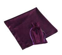 BLESSUME tovaglia per tarocchi con sacchetto (Viola)