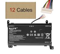 BLESYS 12 Pin FM08 Batteria per HP Omen 17-an0xx 17-an003nl 17-an008nl 17-an017nl 17-an019nl 922976-855 922977-855 922752-421 922753-421 TPN-Q195 HSTNN-LB8A HSTNN-LB8B Laptop 14.6V/83.22Wh [12 Cavi]
