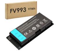BLESYS 97Wh FV993 batteria per Dell Precision M4600 M4700 M4800 M6600 M6700 M6800 Serie 3DJH7 4HJXX K4RDX PG6RC R7PND RY6WH V7M28 451-BBGN 451-BBGO [8700mAh]