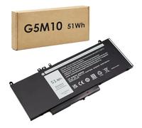 BLESYS G5M10 Batteria per Dell Latitude E5450 / E5550 Series Batteria sostitutiva [7.4V 51Wh]