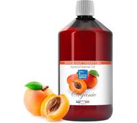 bleu & marine Bretania - Olio di Albicocca BIO 500ml | Puro e Spremuto a Freddo | Effetto Antirughe e Contorno Occhi | Aromaterapia e Massaggi | Tonificante e Nutriente Capelli, 500 ml