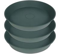 Bleuhome Piattino per Piante da Giardino (66 cm, Verde)