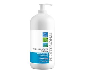 bleumarine Bretania - Crema da Massaggio Professionale 1000ml | Ricca di Vitamina E | Idratazione e Nutrizione per la Pelle | Ideale per Massaggi Rilassanti | Adatta a Tutte le Tecniche di Massaggio