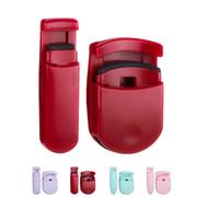 Blevora Eyelash Curler, 2025 New Viral Blevora Nutrient Lash Curlers, Nutrient Lash Curlers, Lash Curler with Pinch-Free Design, with Soft Lash Silicon Pads, for All Eye Shapes (Red)