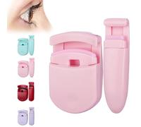 Blevora Eyelash Curler, Belora Lash Curler, Portable Travel Gentle Lash Tool for Lifted Lashes, for All Eye Shapes, Pinch-Free Design No Damage to Lashes (Pink)