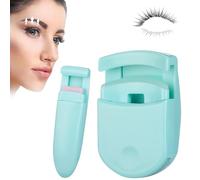 Blevora Eyelash Curler, Blevora Nutrient Lash Curler, Gentle Lash Tool for Lifted Lashes, Pinch-Free Design, Professional Travel Makeup Tools for All Eye Shapes (Green)