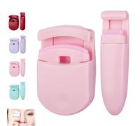 Blevora Eyelash Curler, Blevora Nutrient Lash Curler, Mini Lash Curlers, Professional Travel Makeup Tools for All Eye Shapes, Perfect for On-The-Go Makeup, No Damage to Lashes (PINK)