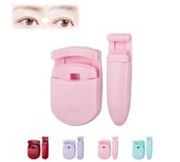 Blevora Eyelash Curler, Blevora Nutrient Lash Curler, Portable Wide Angle Long Lasting Lash Lift, Gentle Lash Tool, Professional Travel Makeup Tools for All Eye Shapes (Pink)