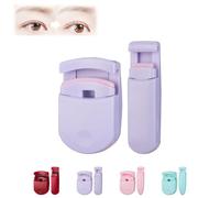 Blevora Eyelash Curler, Blevora Nutrient Lash Curler, Portable Wide Angle Long Lasting Lash Lift, Gentle Lash Tool, Professional Travel Makeup Tools for All Eye Shapes (Purple)