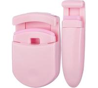 Blevora Eyelash Curler, Nutrient Lash Curler, Mini Travel Eyelash Curler, Portabile Wide Angle Long Lash Lift per tutte le forme degli occhi, Design senza pizzici (Pink)