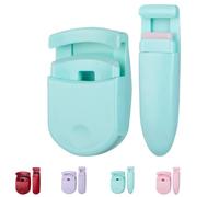Blevora Eyelash Curler, Portable Travel Eyelash Bender, Wide-Angle Pinch-Free Design for All Eye Shapes (Green)