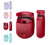 Blevora Eyelash Curler, Portable Travel Eyelash Curler for Curling, Portable Wide-Angle Long-Lasting, Suitable for All Eye Shapes (Red)