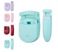 Blevora Eyelash Curler, Portable Travel Eyelash Curler for Curling, Portable Wide-Angle Long-Lasting, Suitable for All Eye Shapes (Green)