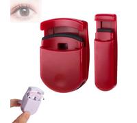 Blevora Eyelash Curler,Travel-Size Mini Lash Curler with Wide Angle & Soft Silicon Pads,Professional Lash Gentle Tool for All Eye Shapes (Red)