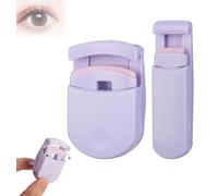 Blevora Eyelash Curler,Travel-Size Mini Lash Curler with Wide Angle & Soft Silicon Pads,Professional Lash Gentle Tool for All Eye Shapes (Purple)