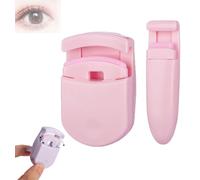 Blevora Eyelash Curler,Travel-Size Mini Lash Curler with Wide Angle & Soft Silicon Pads,Professional Lash Gentle Tool for All Eye Shapes (Pink)