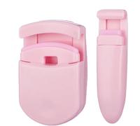 Blevora, piegaciglia Blevora, piegaciglia portatile da viaggio, mini ciglia parziali a lunga durata, strumento professionale, indolore, piegaciglia per ciglia (rosa)