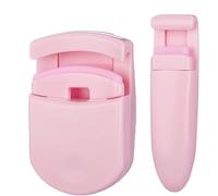 Blevora, piegaciglia nutriente, portatile, da viaggio, strumento delicato per ciglia sollevate, strumento professionale da viaggio per trucco per tutte le forme degli occhi, colore rosa