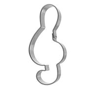 BLEX Halusky Biscotti, in Acciaio Inox a Forma di Chiave, per Quiche, Argento, 1.5 x 4 x 4 cm