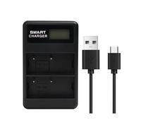 BLH1 BLH-1 - Caricabatterie a doppia uscita LCD BLH1 BLH-1, compatibile con Olympus BLH-1 BLH-01 PS-BLH1 BLH1 BLH1 per fotocamera EM1 Mark ii EM1 Mark iii EM1X E-M1X