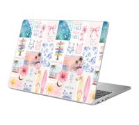 BlHMCASE Compatibile con MacBook Pro 14" Case M5 M4 M3 M2 M1 Pro/Max 2026-2021 A3427 A3426 A3434 A3112 A3185 A3401 A2918 A2992 A2779 A2442 42, Spiaggia Carina Copertina rigida opaca con collage al