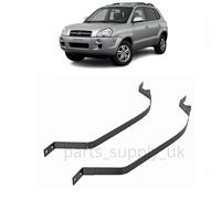 BliC Cinghia Serbatoio Carburante For Hyundai Tucson (JM) 2X Set Acciaio