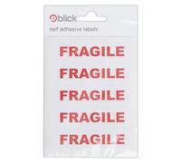 Blick Adesivi fragili, 19 mm x 63 mm (35 adesivi)