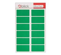 Blick Confezione risparmio di etichette 25 x 50 mm, 320 per confezione, verde