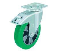 Blickle 579581 Ruota in lamiera d'acciaio per carichi pesanti con blocco con