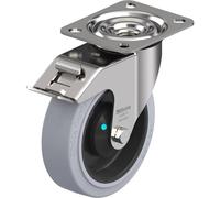 Blickle 583120 Ruota in acciaio inox con sistema di blocco con supporto