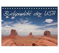 Blickpunkte der USA (Tischkalender 2026 DIN A5 quer), CALVENDO Monatskalender: Eine fotografische Reise durch die USA