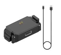 BLIKEJIN Base adattatore di ricarica a sgancio rapido con porta di tipo C per DJI Osmo Nano, supporto magnetico bidirezionale con vite da 1/4 (1 cavo USB-A a USB-C)