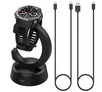 BLIKEJIN Supporto caricabatterie per Amazfit T-Rex 3 PRO/T-Rex 3/Helio Strap/Balance 1/2 stazione di ricarica magnetica USB-A e Type-C