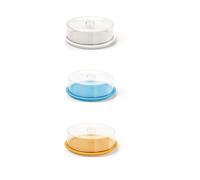 Blim 1 Pezzo Copritorta Tondo con Coperchio Trasparente Delice 35 x 12 cm 3 Colori
