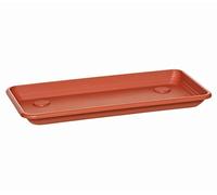 Blim Anthea Sottovaso Rettangolare per fioriera, Marrone Scuro, 50 cm