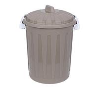 Blim Pattumiera Rotonda con Coperchio, Grigio, One Size, 23 Litre