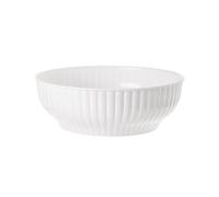 Blim Insalatiera a Coste, 24 cm, Colore: Bianco