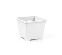 Vaso Quadro 27 cm Bianco
