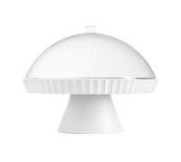 BLIM PLUS Alzata Tortiera Agorà 30cm Arctic White Bianco Made in Italy 100% Rici
