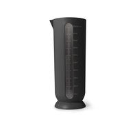 Blim Plus - Caraffa Graduata QB L Carbon Black 1 Litro - Misuratore Liquidi Beccuccio Salvagoccia - Made in Italy