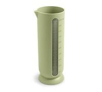 Blim Plus Caraffa QB 1Litro verde opaco (Forest) in plastica 100% riciclabile, Non Tossico, Fondo arrotondato Facile da Pulire, Lavabile in Lavastoviglie, Finestra con Indicazioni in ML, Base Stabile