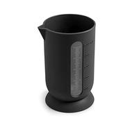 Blim Plus Caraffa QB 500ml nero opaco (Carbon) in plastica 100% riciclabile, Non Tossico, Fondo arrotondato Facile da Pulire, Lavabile in Lavastoviglie, Finestra con Indicazioni in ML, Base Stabile