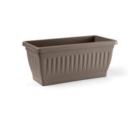 Blim Plus Cassetta con Sottocassetta Firenze, Fioriera Rettangolare in Plastica ad Alta Resistenza con Design Organico, Made in Italy, Resistente a UV e Gelo, Set Completo per Balcone e Terrazzo