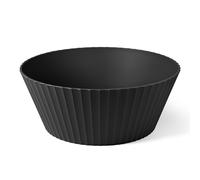 BLIM PLUS Ciotola Coppa Insalatiera Nettuno XL 30cm Carbon Black Nero Made in It