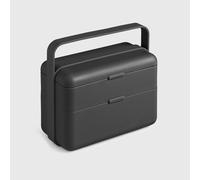 BLIM PLUS Lunchbox Porta Pranzo Bauletto M 18x17,5cm Carbon Black Nero Made in I